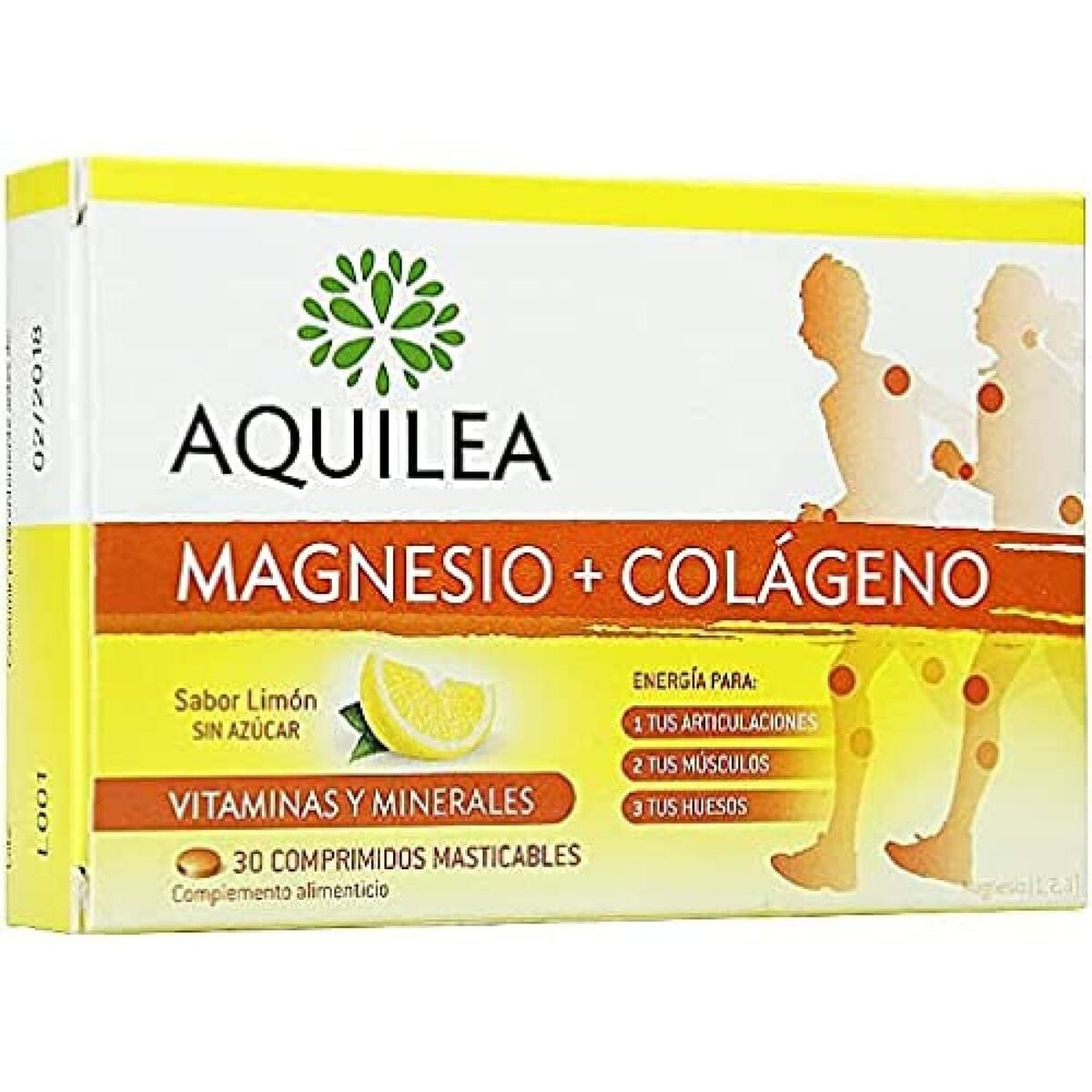 Complemento Alimentar Aquilea Magnésio Colagénio 30 Unidades